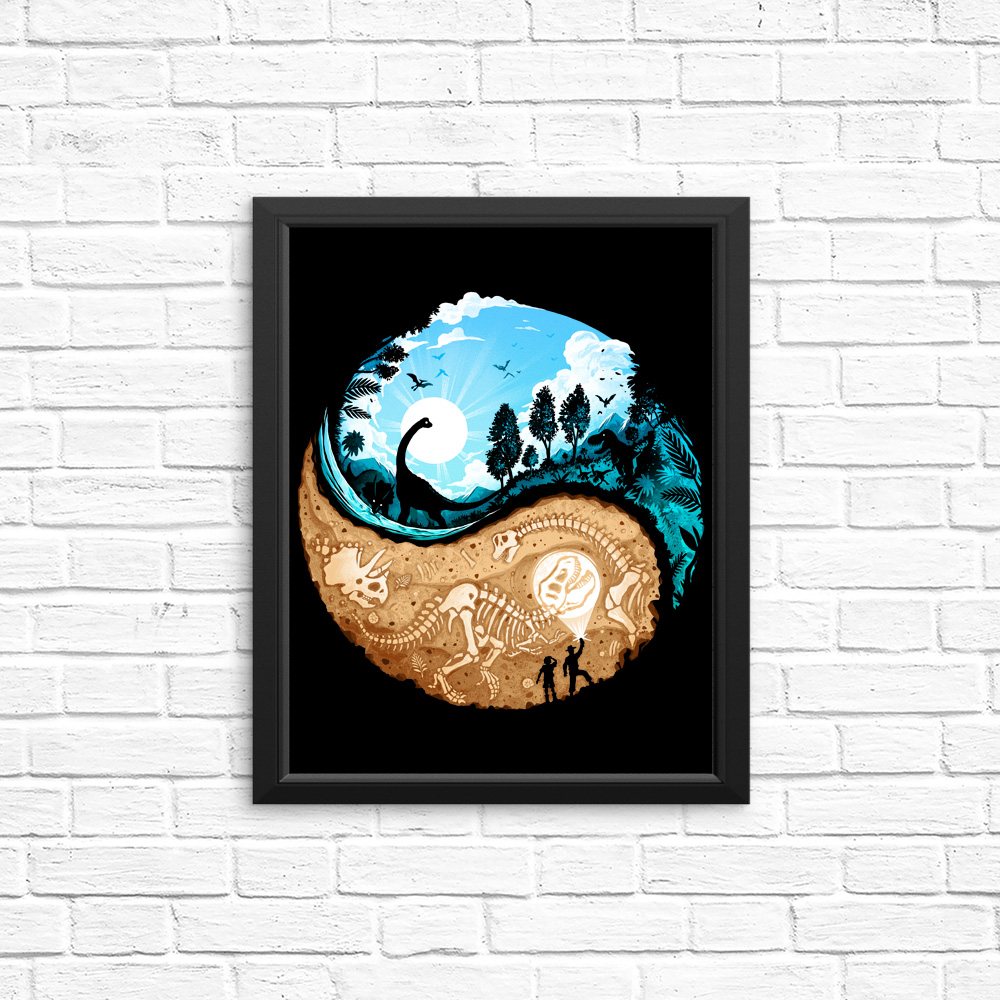 Paleontology Balance - Posters & Prints