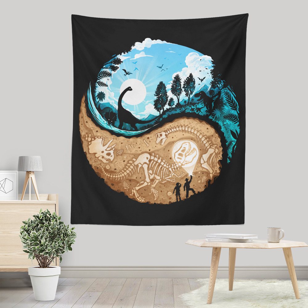 Paleontology Balance - Wall Tapestry