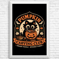 Pumpkin Carving Club - Posters & Prints