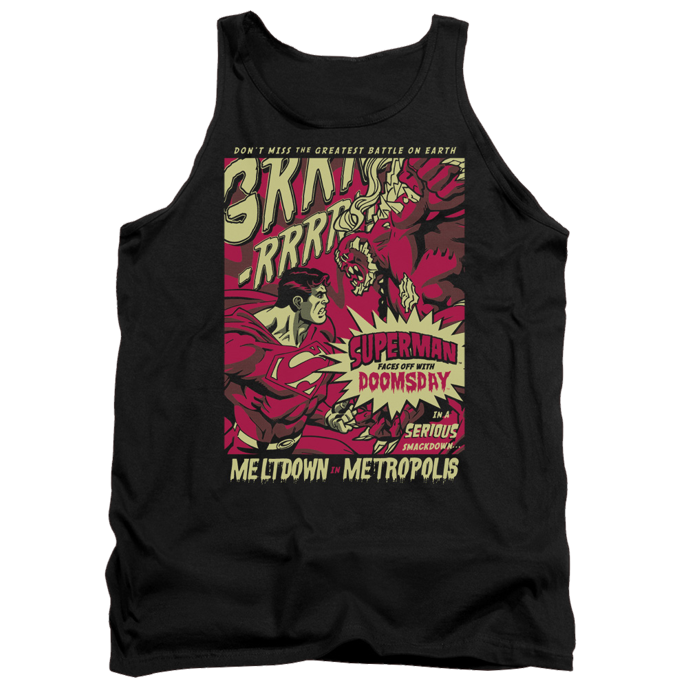 Superman Metropolis Meltdown - Men's Tank Top