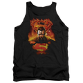 Superman Man On Fire - Men's Tank Top