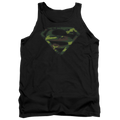 Superman Distressed Camo Shield - Men's Tank Top