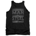 Superman Steel Text - Men's Tank Top