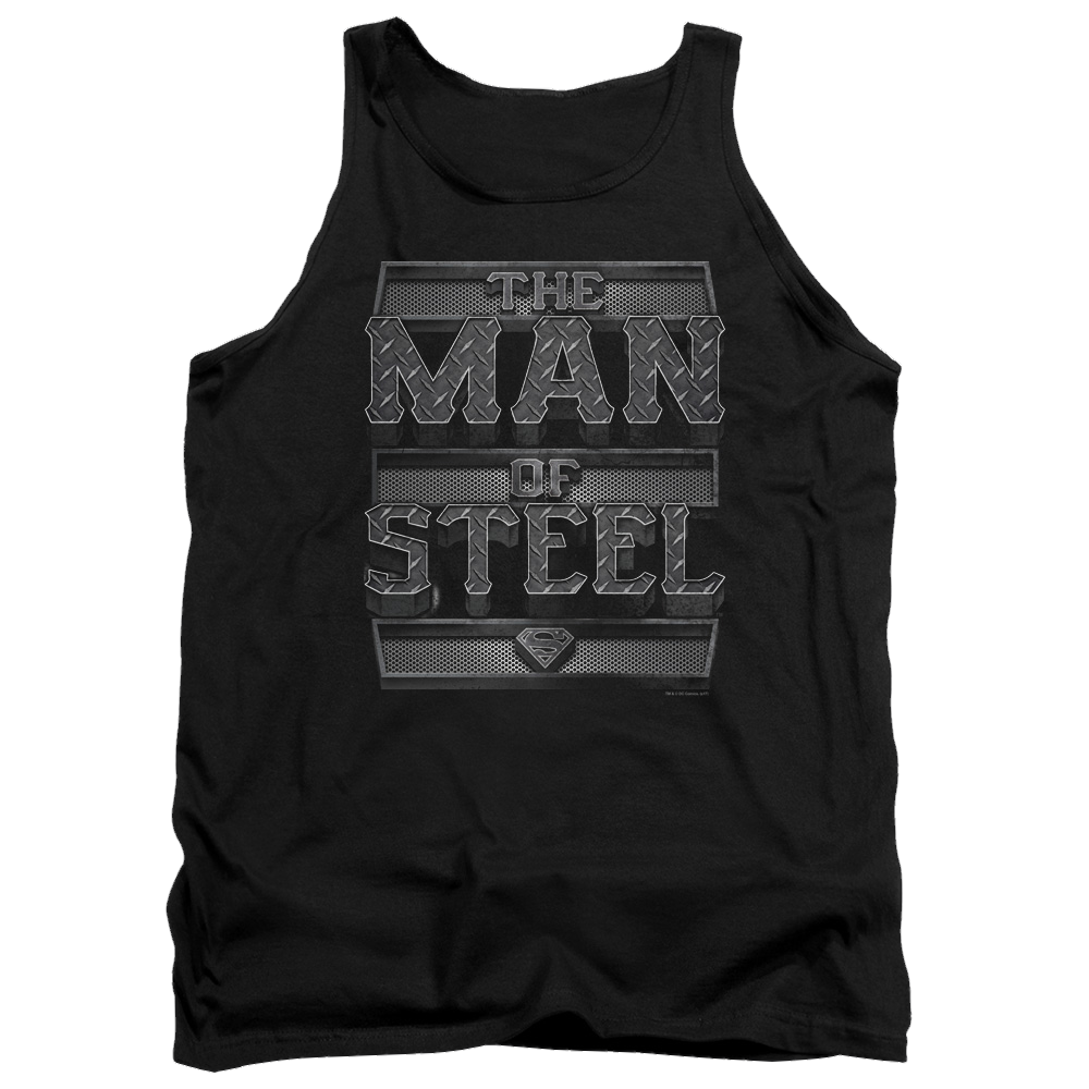 Superman Steel Text - Men's Tank Top