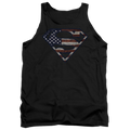 Superman Wartorn Flag - Men's Tank Top