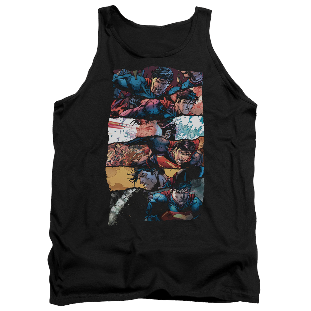 Superman Torn Collage - Men's Tank Top