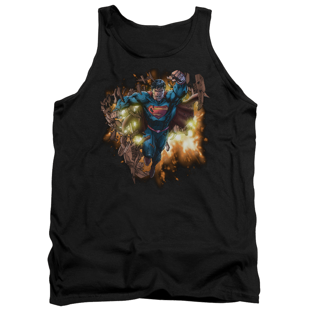 Superman Blasting Through - Men's Tank Top