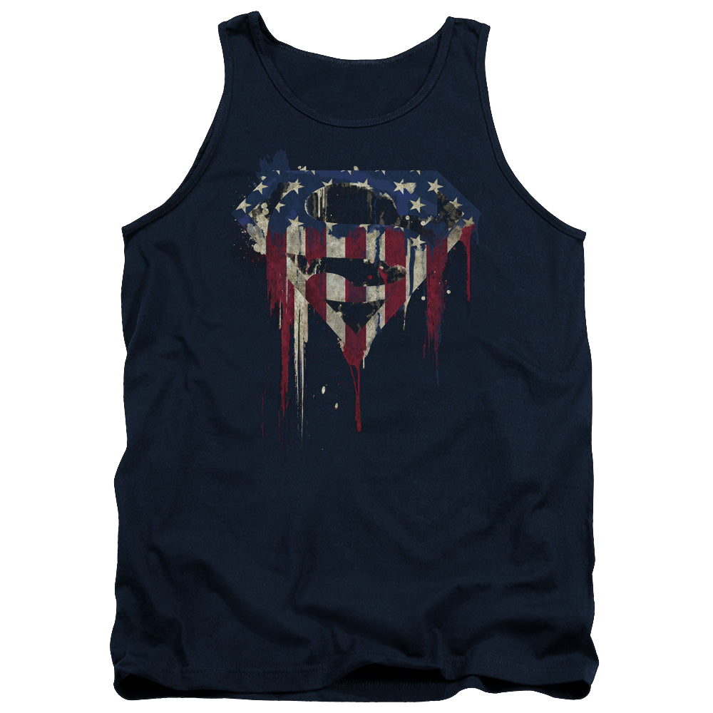 Superman Bleeding Shield - Men's Tank Top