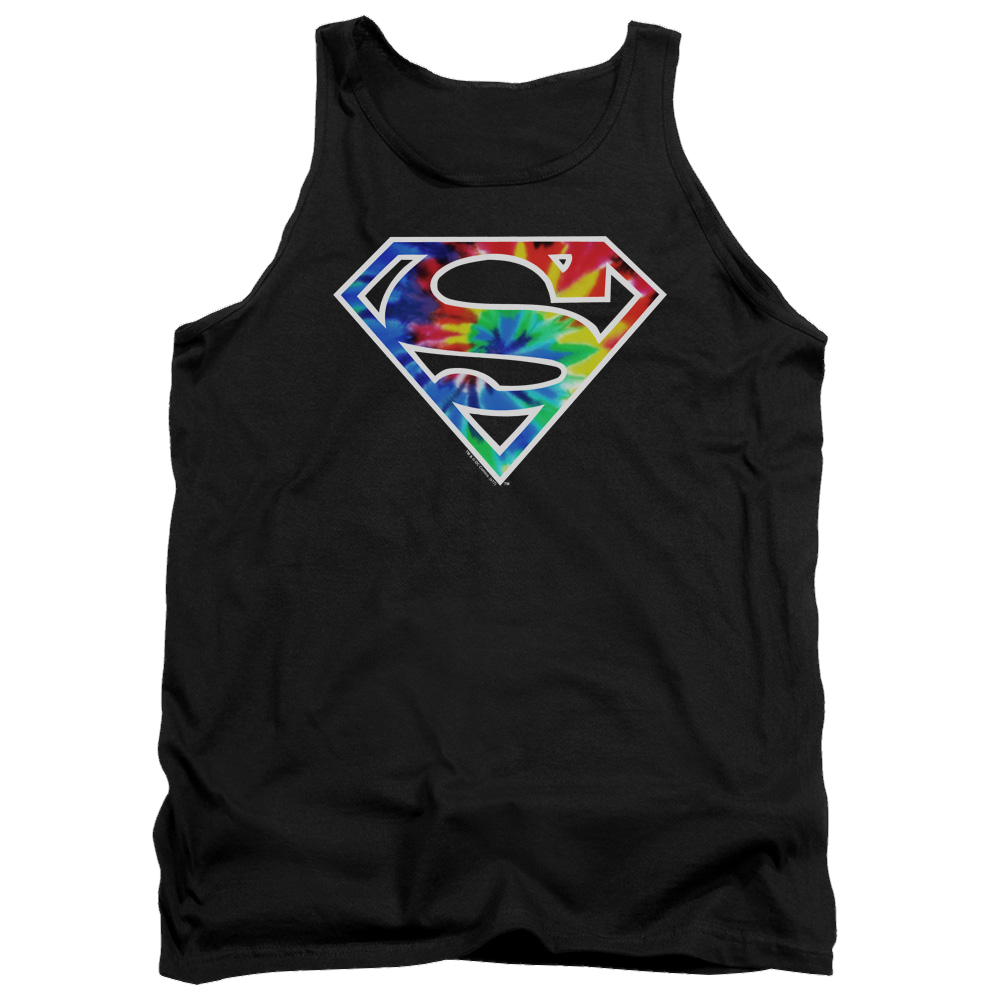 Superman Superman Tie Dye Logo - Men's Tank Top