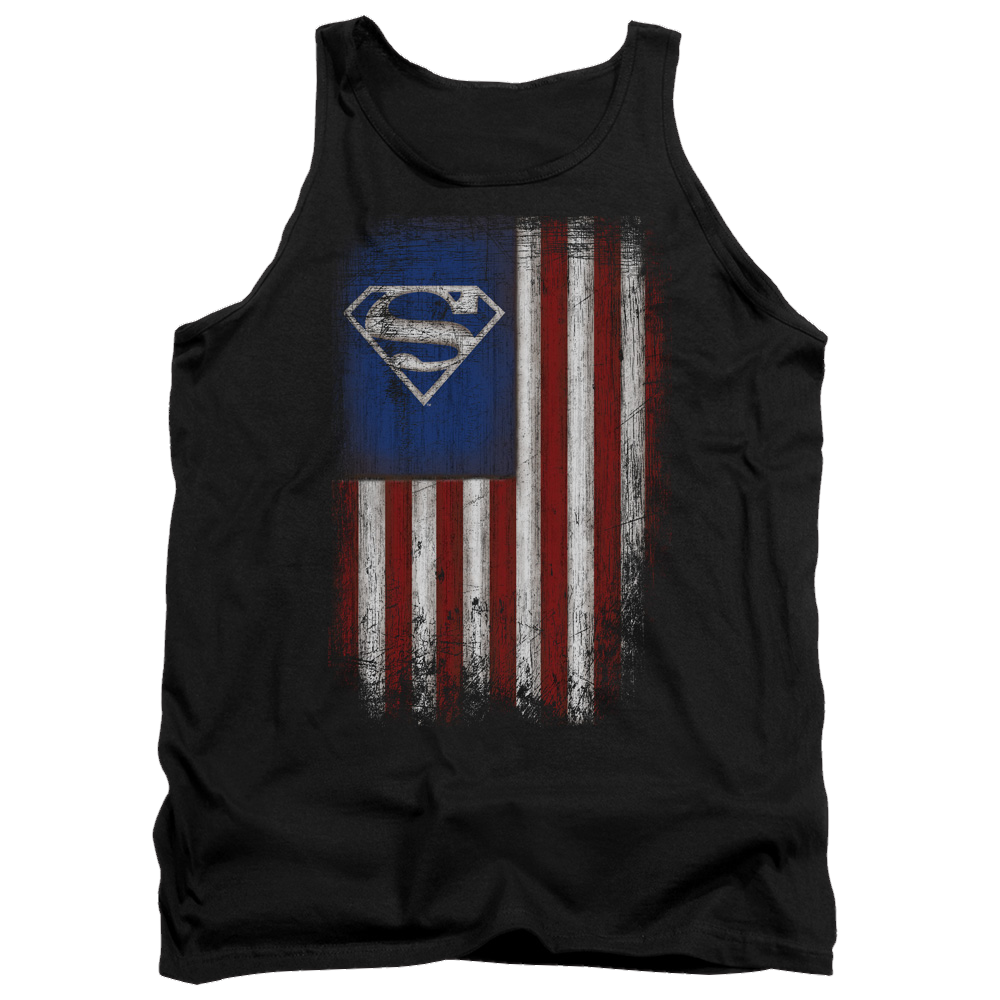 Superman Old Glory Shield - Men's Tank Top