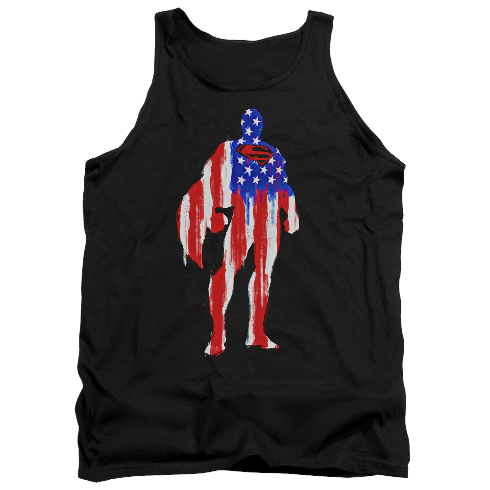 Superman Flag Silhouette - Men's Tank Top