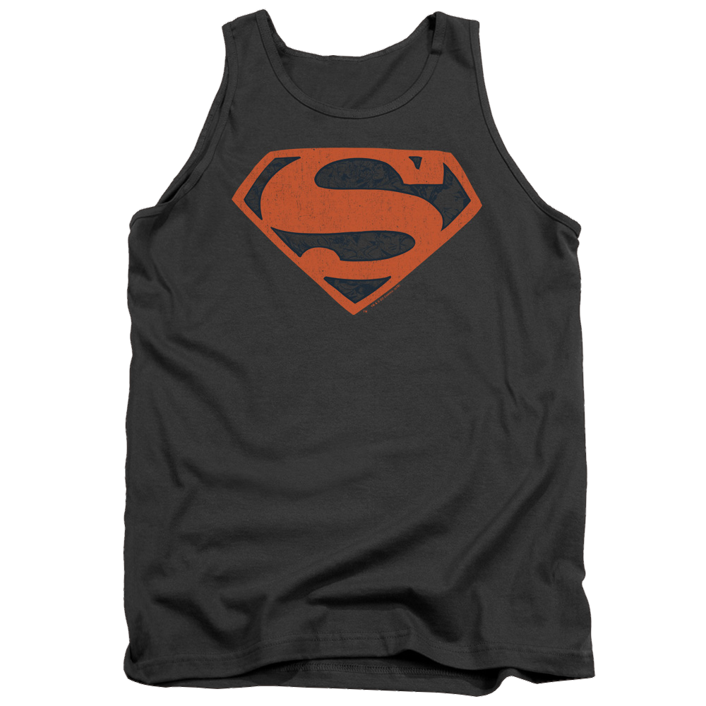 Superman Vintage Shield Collage - Men's Tank Top