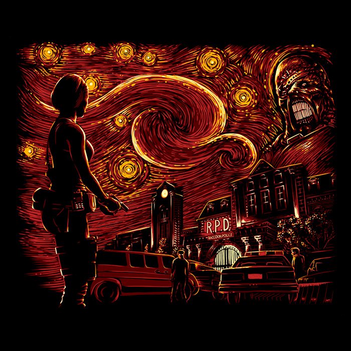 Starry Evil (Alt) - Men's V-Neck product image 2