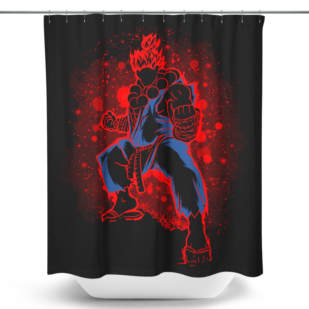 The Raging Demon - Shower Curtain
