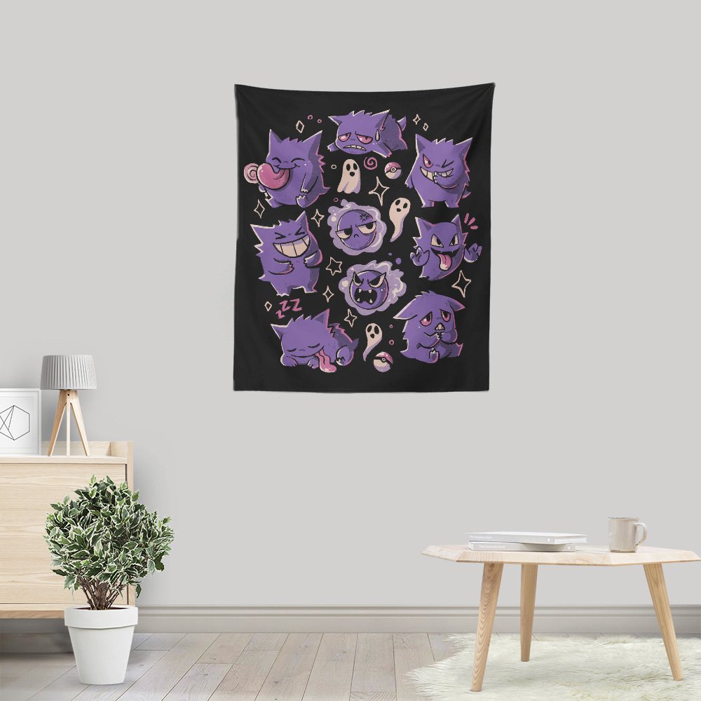 Too Many Ghosts - Wall Tapestry