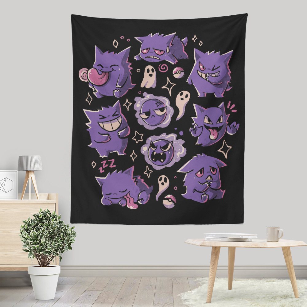 Too Many Ghosts - Wall Tapestry