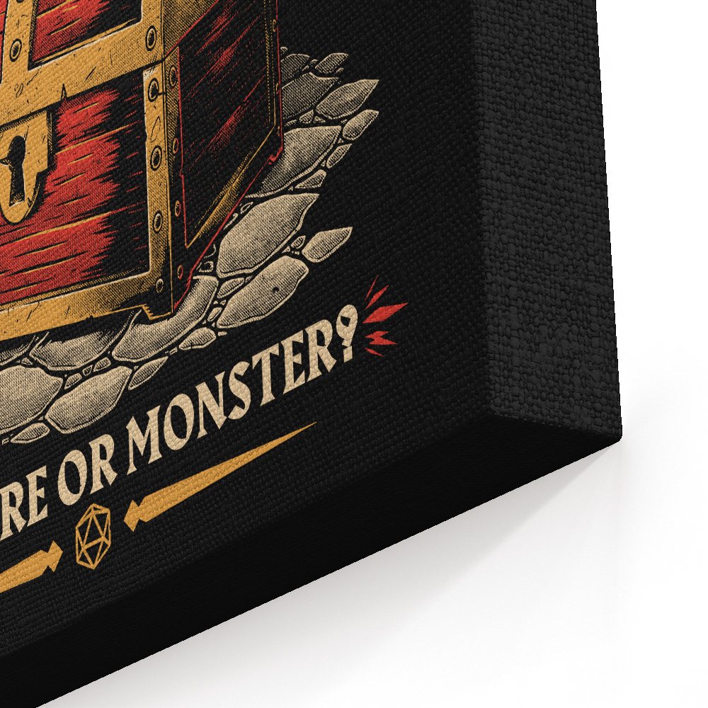Treasure or Monster - Canvas Print