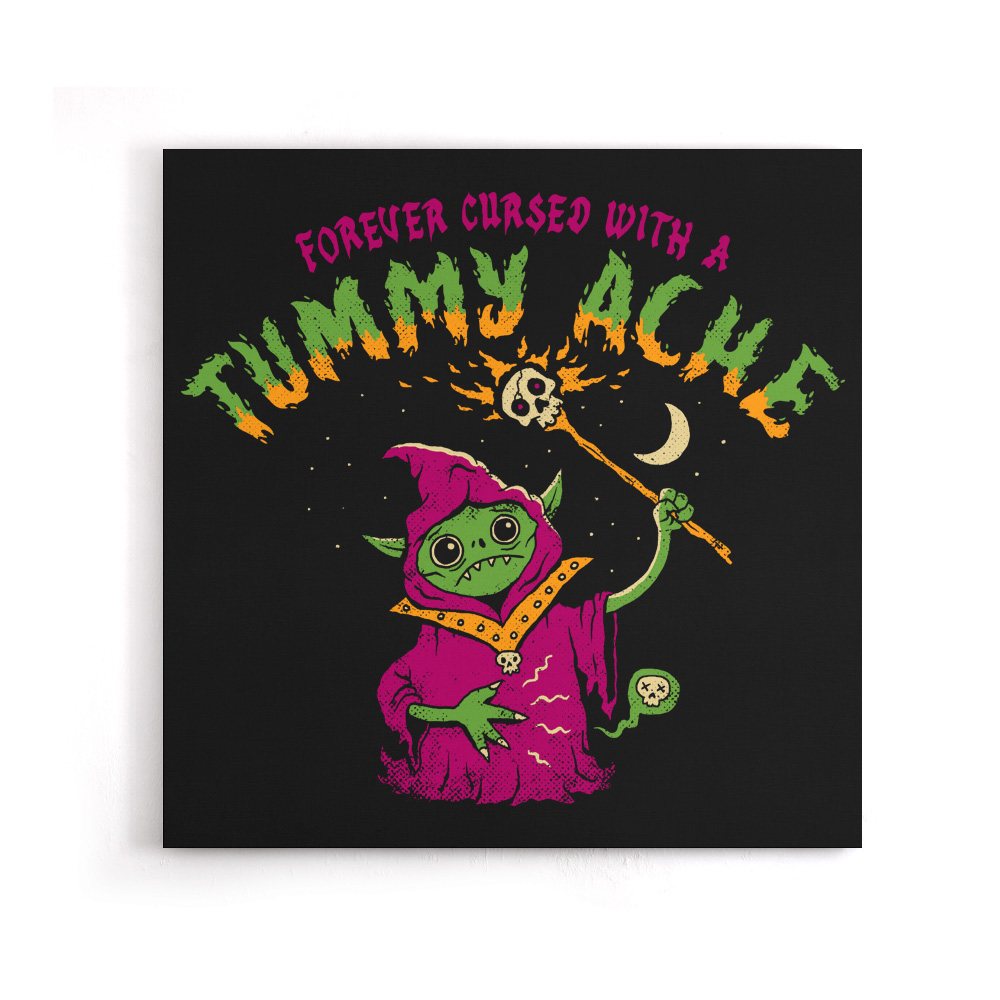 Tummy Ache Sorcerer - Canvas Print
