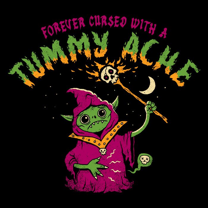 Tummy Ache Sorcerer - Mousepad product image 2