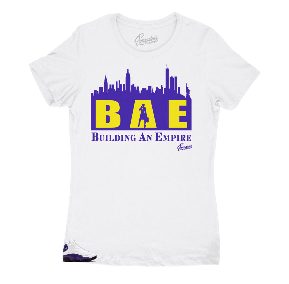 Womens - Retro 13 Court Purple BAE Shirt
