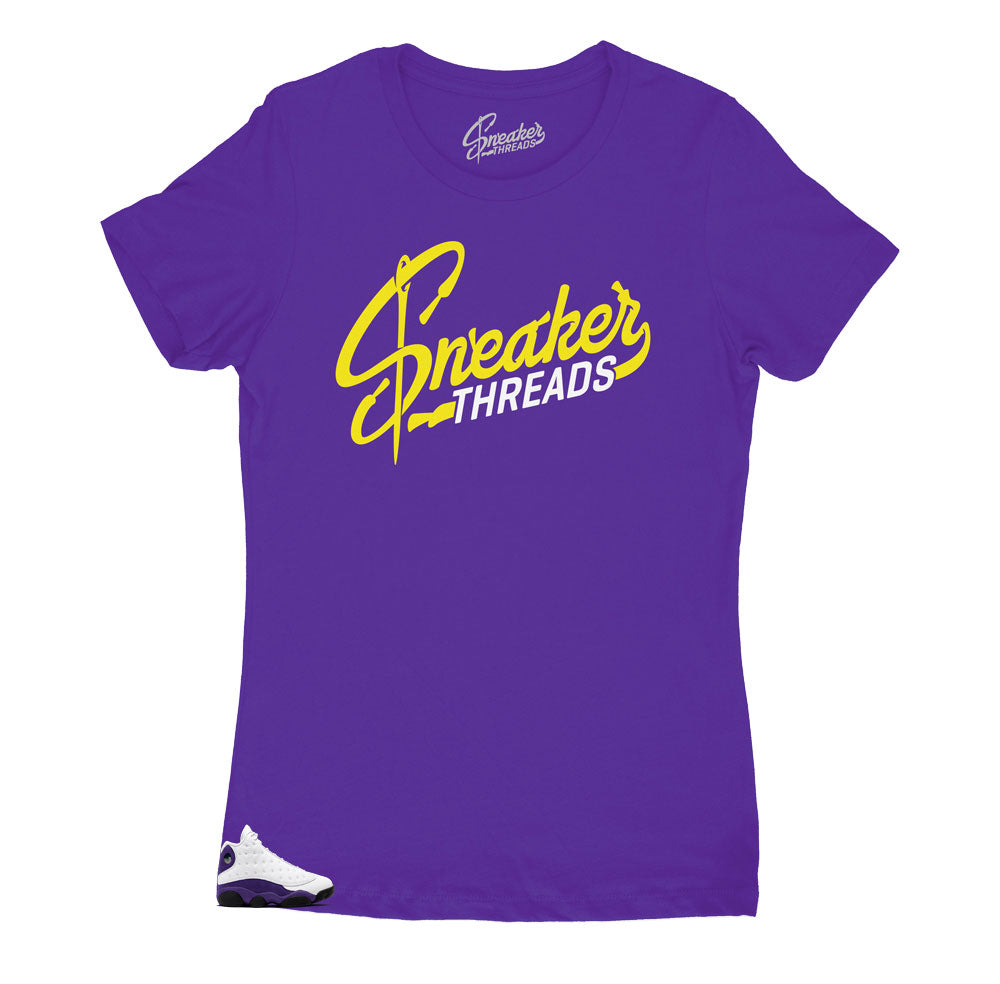 Womens - Retro 13 Court Purple ST Original Shirt