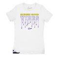Womens - Retro 13 Court Purple Always Good Vibes Shirt