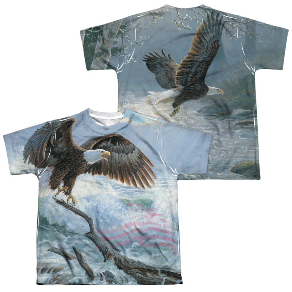 Wild Wings American Eagle (Front/Back Print) - Youth product image 1