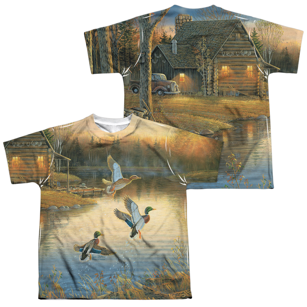Wild Wings Ducks Over Water (Front/Back Print) - Youth product image 1