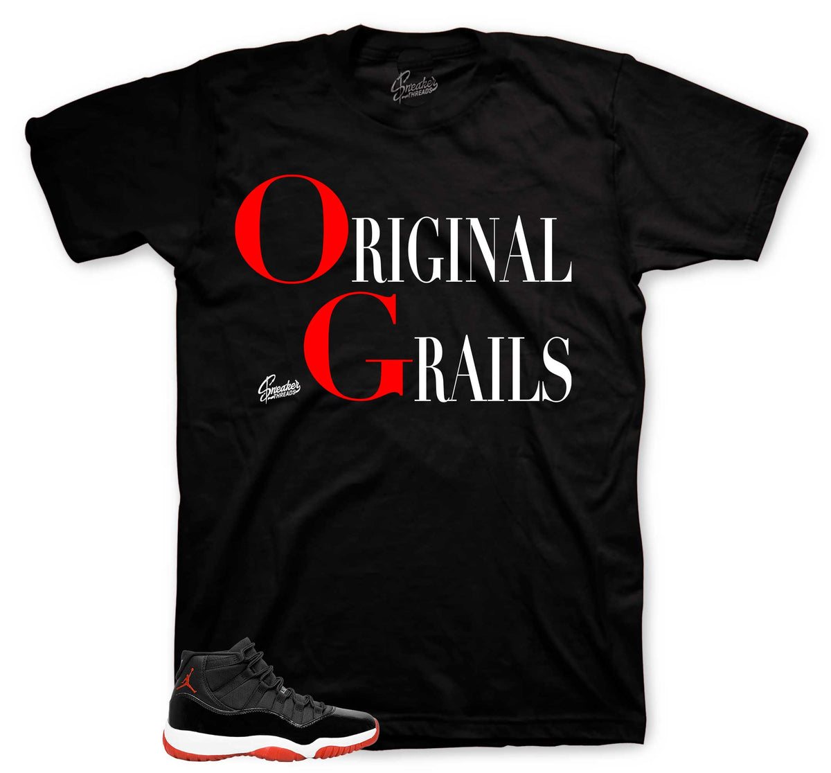 Retro 11 Bred Grails Shirt