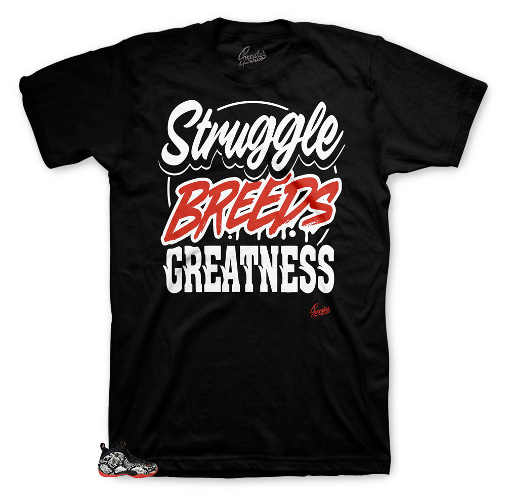 Foamposite Snakeskin Struggle Breeds Shirt