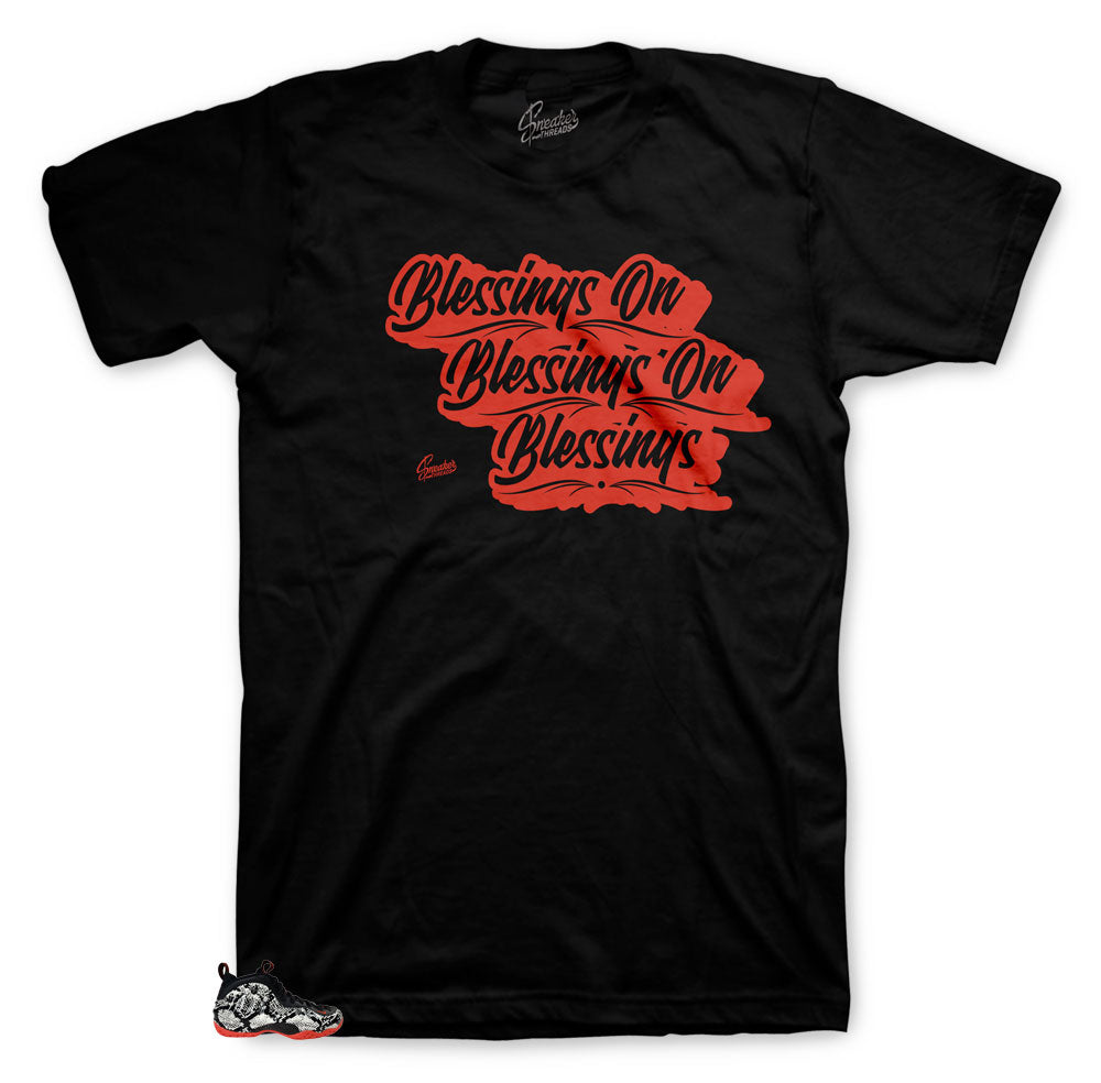 Foamposite Snakeskin Blessings Shirt