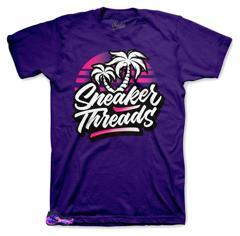 Foamposite Purple Camo ST Palms Shirt