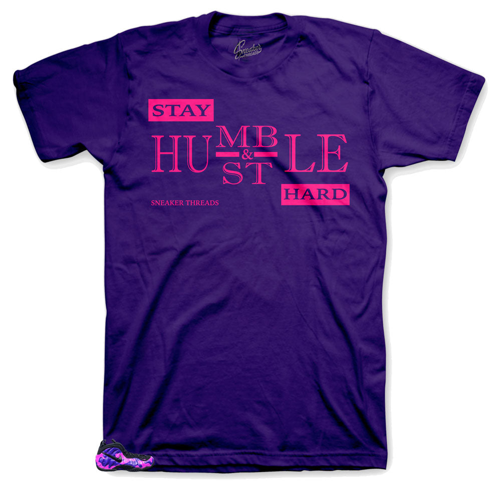 Foamposite Purple Camo Humble Shirt