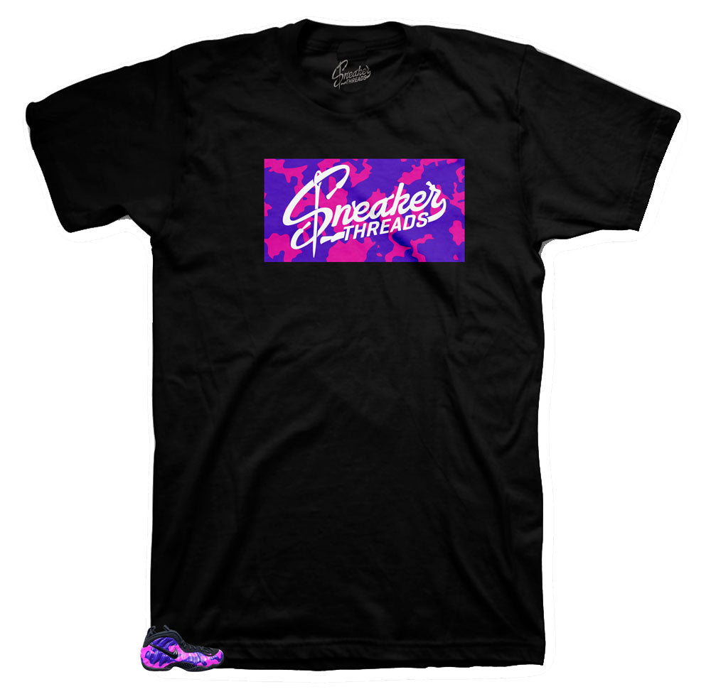 Foamposite Purple Camo ST Camo Box Shirt