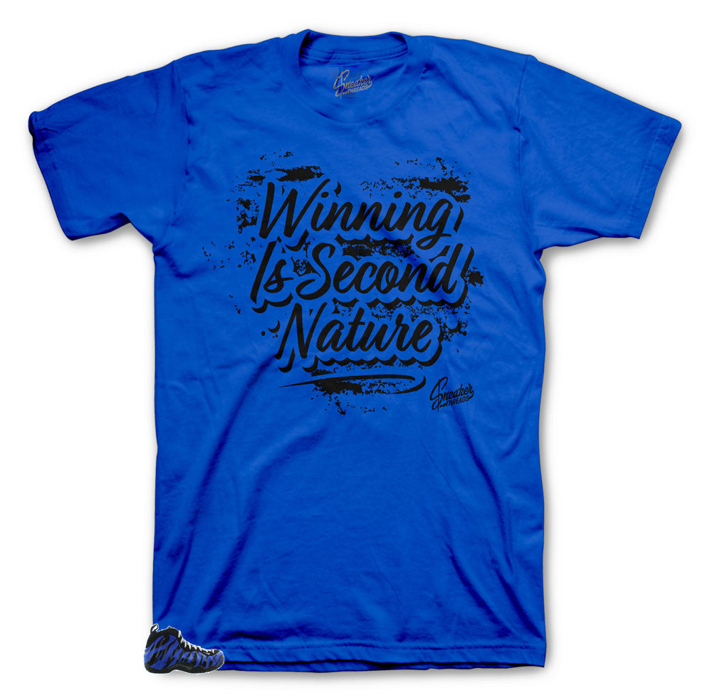 Foamposite Tigers Stripe Second Nature Shirt