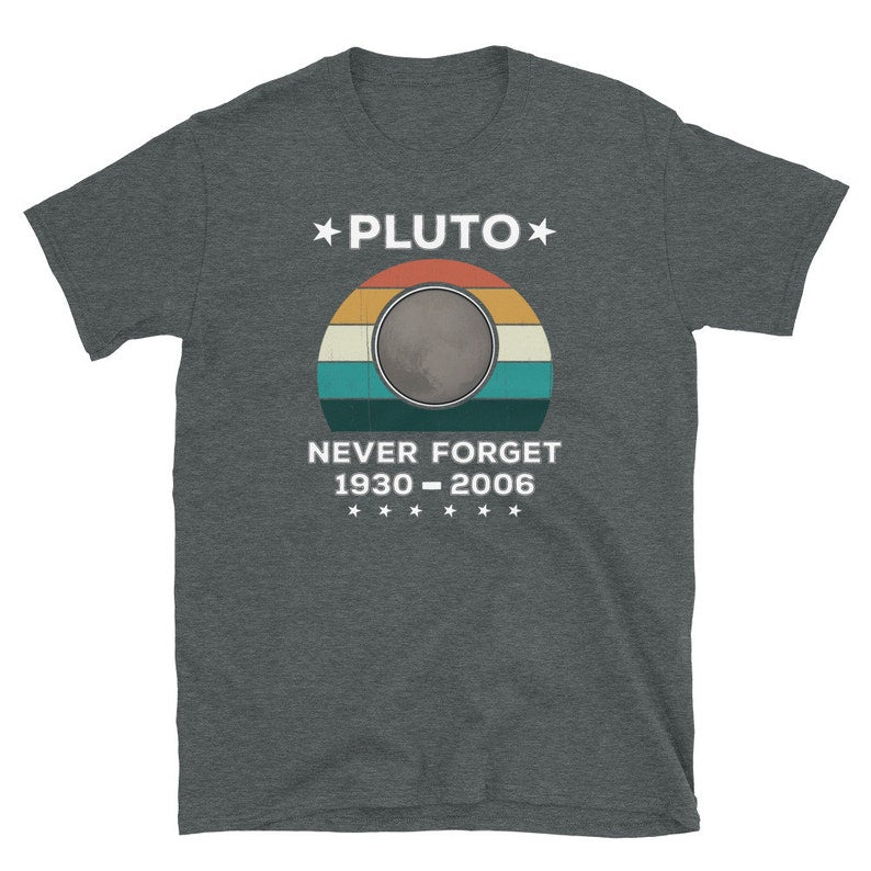 Retro Pluto T-Shirt: Never Forget, Funny Science Tee