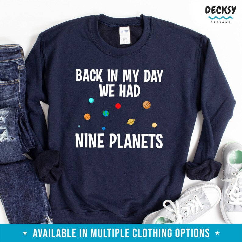 Funny 40th Birthday Pluto Tee, Retro 90s Astronomy Gift