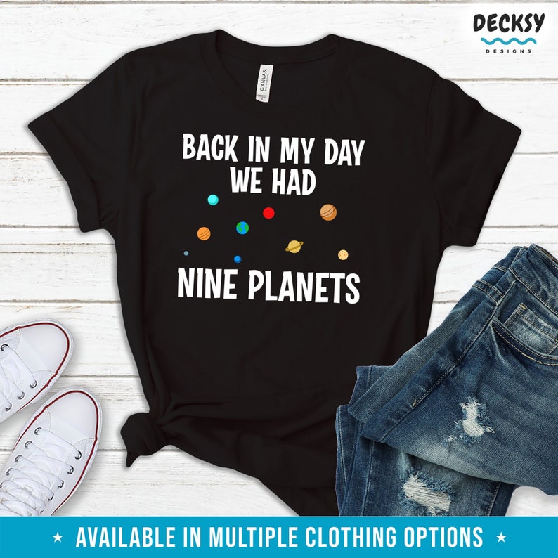 Funny 40th Birthday Pluto Tee, Retro 90s Astronomy Gift