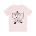 Pig Soft Cotton T-Shirt, Unisex Jersey Knit Tee, Women's Shirt, Men's Shirt, Zodiac, Boar, Animal Tee, Piglet Shirt, 100% Cotton Shirt