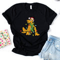 Disney Shirt-Disney Pluto Shirt-Christmas Pluto Shirt-Christmas Dog Shirt-Happy Pluto shirt-Santa Hat Tees-111