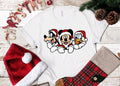 Mickey and Gang Christmas Shirt/Mickey, Pluto and Donald Shirt/Disney Santa Mickey Shirt/ Mickey Santa Shirt/Donald Shirt/ Matching Disney