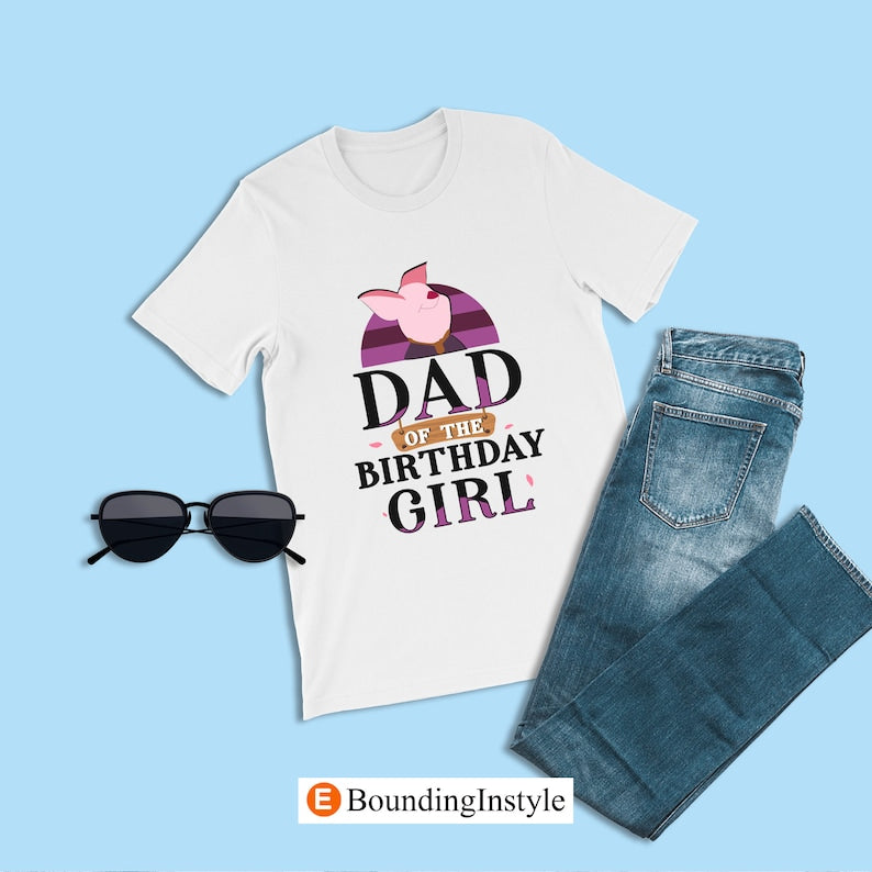 Winnie the Pooh Birthday Theme Shirt, Dad of the Birthday Boy, Piglet Shirt, Disneyland Family Shirt, Animal Kingdom Baby Boy Birthday Party