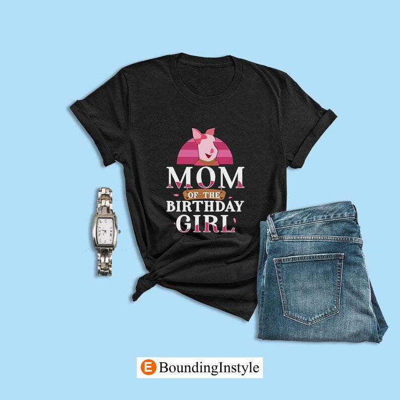 Winnie the Pooh Birthday Theme Shirt, Mom of the Birthday Boy, Piglet Shirt, Disneyland Family Shirt, Animal Kingdom Baby Boy Birthday Party