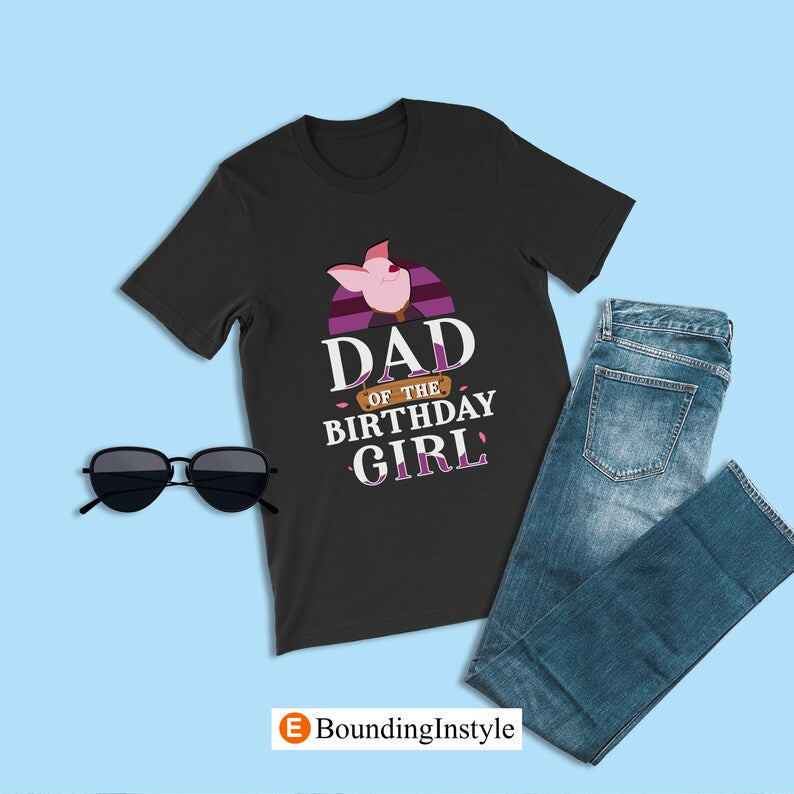 Winnie the Pooh Birthday Theme Shirt, Dad of the Birthday Boy, Piglet Shirt, Disneyland Family Shirt, Animal Kingdom Baby Boy Birthday Party