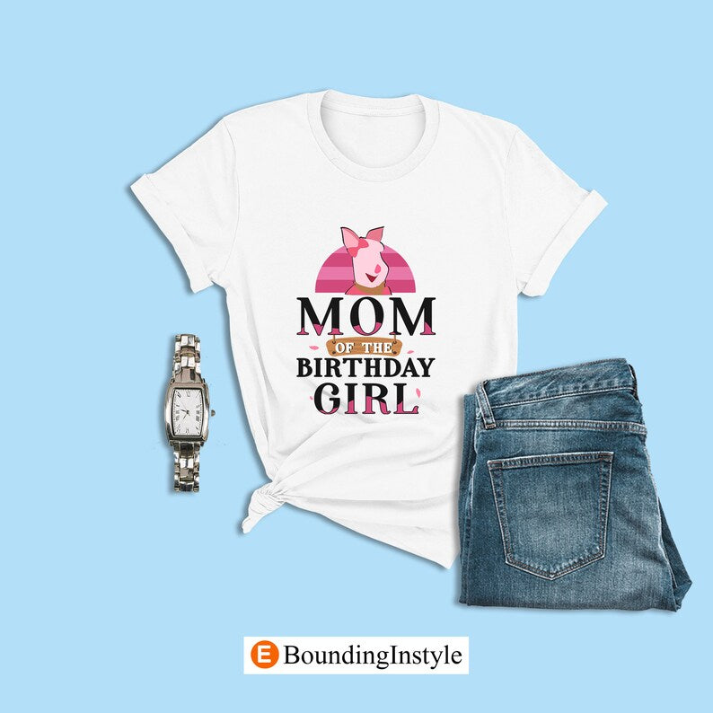 Winnie the Pooh Birthday Theme Shirt, Mom of the Birthday Boy, Piglet Shirt, Disneyland Family Shirt, Animal Kingdom Baby Boy Birthday Party