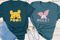 Disney Piglet and Pooh Couple Shirt, Winnie The Pooh Shirt, The Pooh Shirt, Winnie The Pooh Family, The Pooh And Friends Shirt, Disney Trip