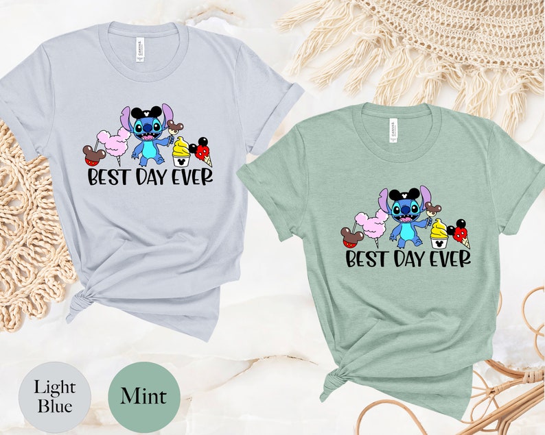 Best Day Ever Shirt, Disney Stitch Snacks Shirt, Lilo and Stitch Shirt, Ohana Shirt, Mickey Ears, Disney Family Trip Shirt, Disneyworld Tee
