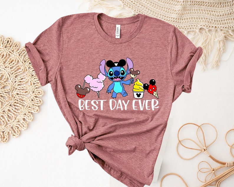 Best Day Ever Shirt, Disney Stitch Snacks Shirt, Lilo and Stitch Shirt, Ohana Shirt, Mickey Ears, Disney Family Trip Shirt, Disneyworld Tee
