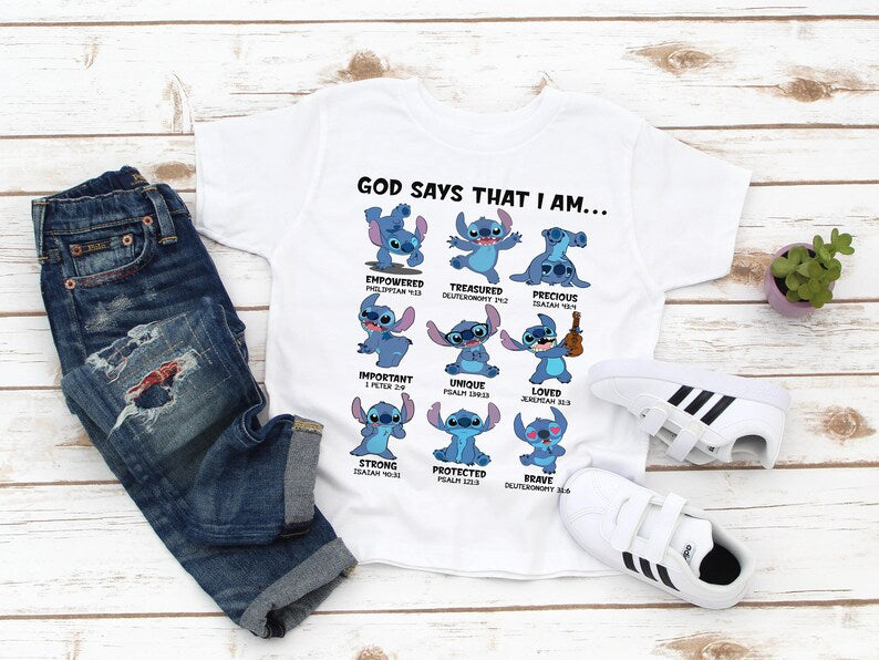 God days I am mickey shirts,  boys girl god shirt shirt, custom baby boy god shirt, god says I am mickey minnie pluto shirt