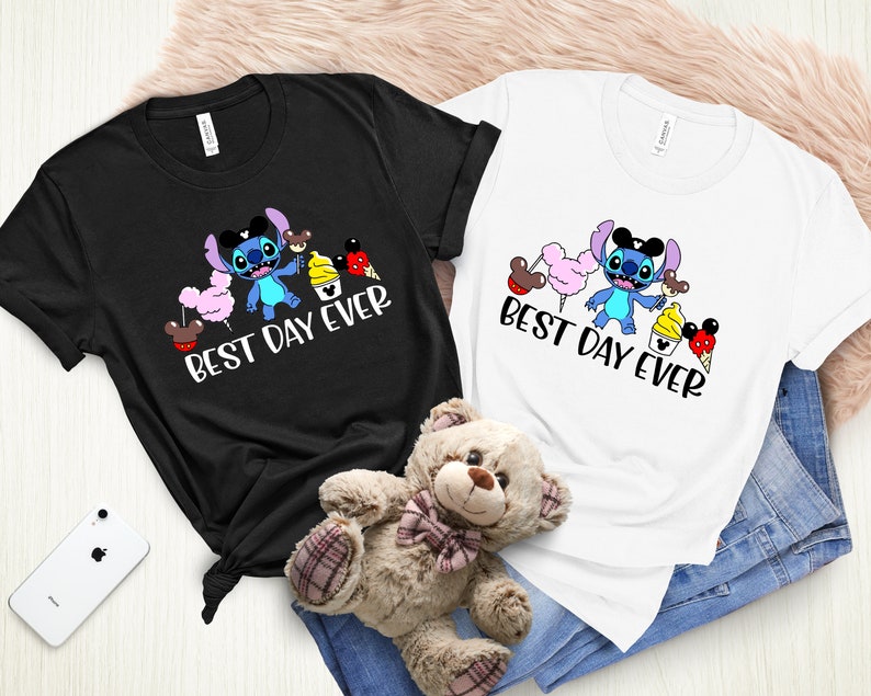 Best Day Ever Shirt, Disney Stitch Snacks Shirt, Lilo and Stitch Shirt, Ohana Shirt, Mickey Ears, Disney Family Trip Shirt, Disneyworld Tee
